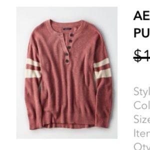 American Eagle Varsity pull over